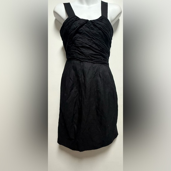 J. Crew Dresses & Skirts - J. Crew Black Ruched Sheath Mini Dress